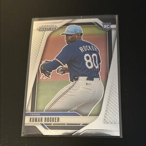 Kumar Rocker Rookie RC 2025 Panini Prizm Baseball Card #247 Texas Rangers